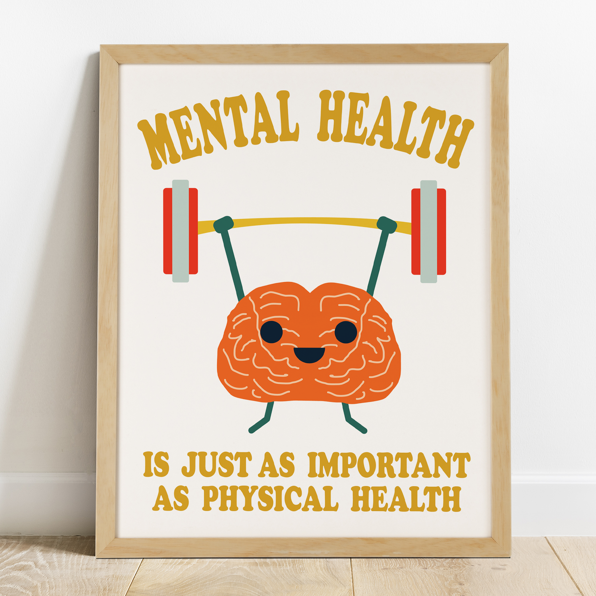 mental health is just as important as physical health poster