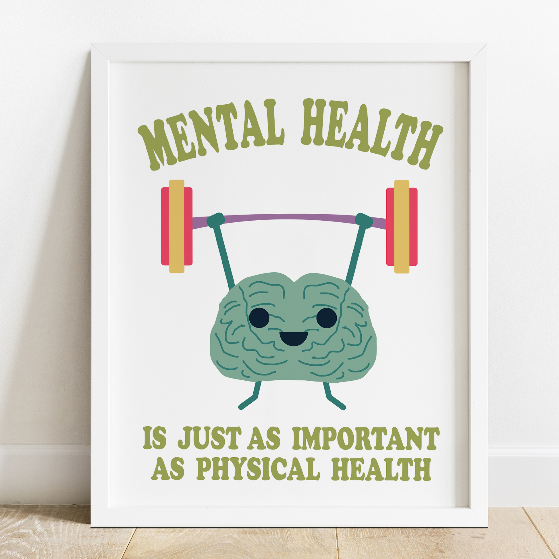 mental health is just as important as physical health counseling office decor