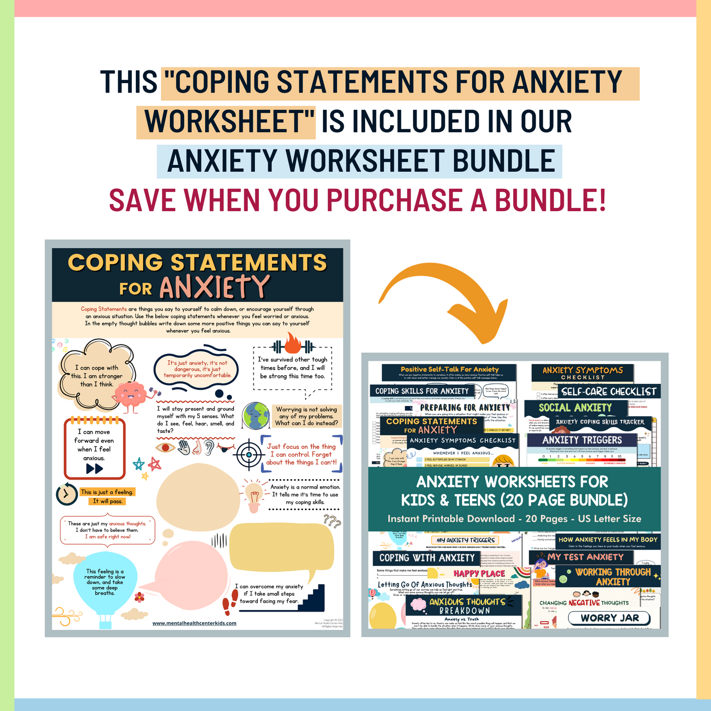 Coping Statements for Anxiety