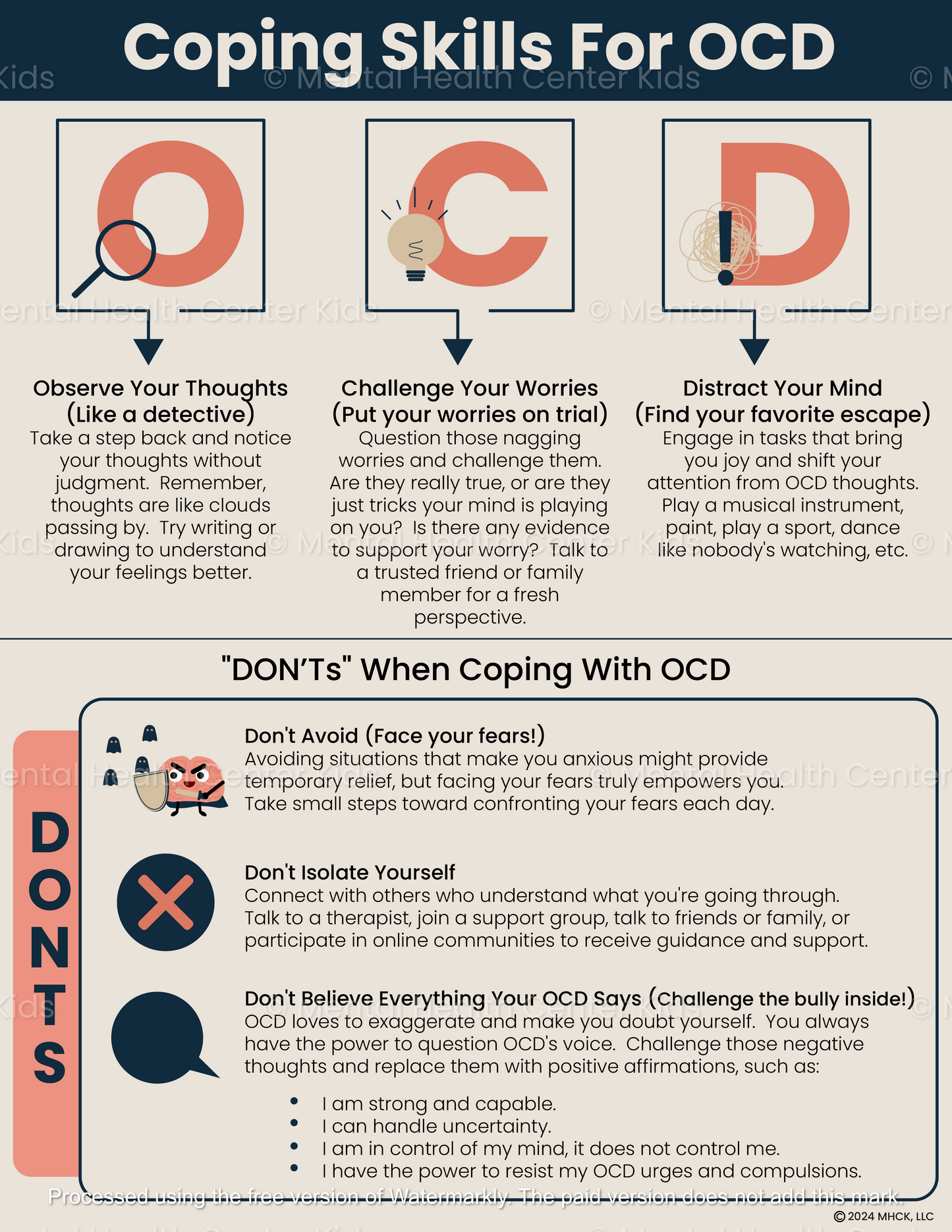 ocd coping skills