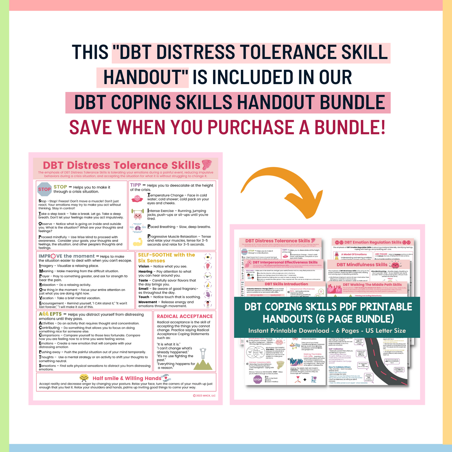 DBT Distress Tolerance Skills (PDF)