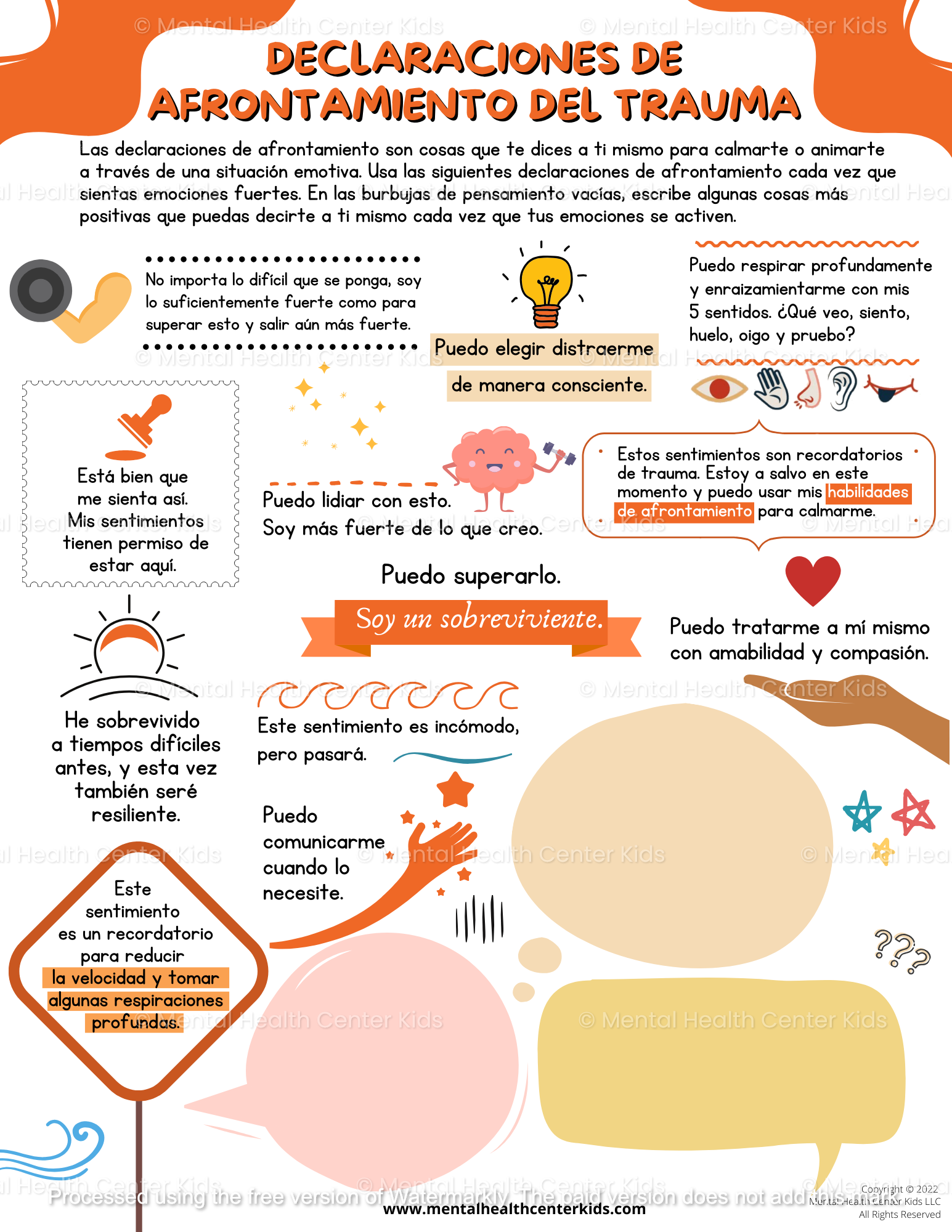 Hojas De Trabajo Sobre Trauma 
