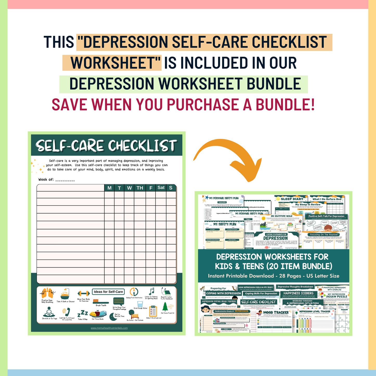 Depression Self-Care Checklist