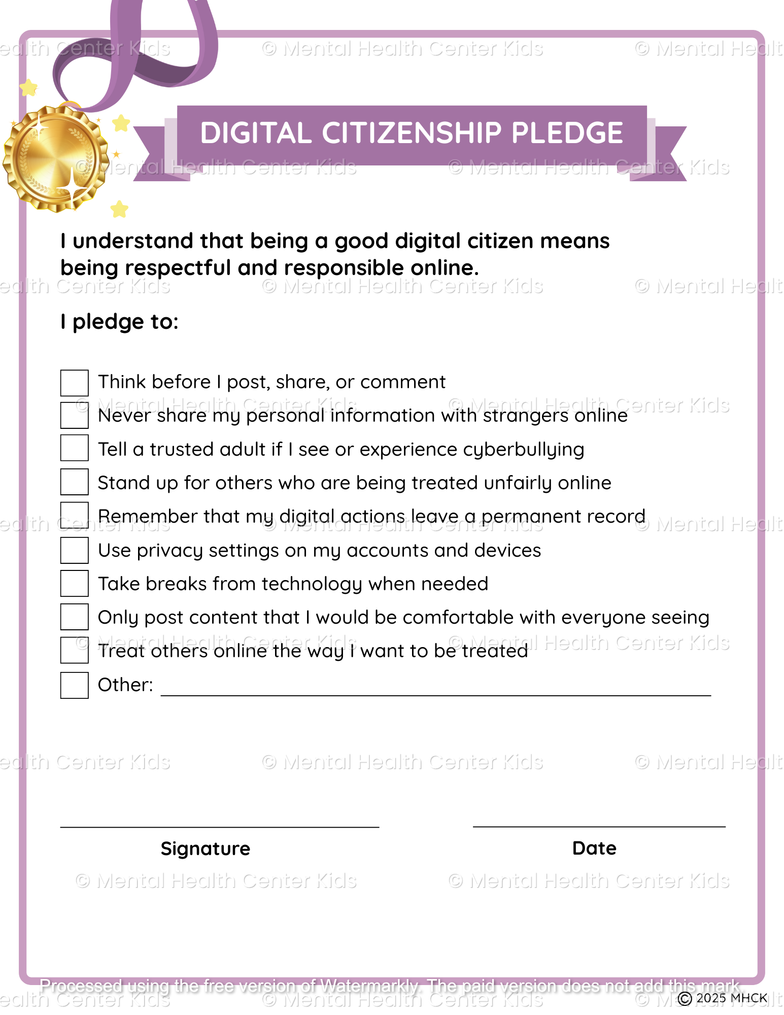 cyberbullying worksheets for high school