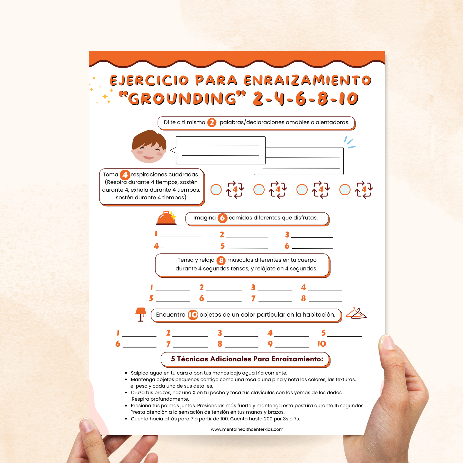 Ejercicio Para Enraizamiento “Grounding” 2-4-6-8-10