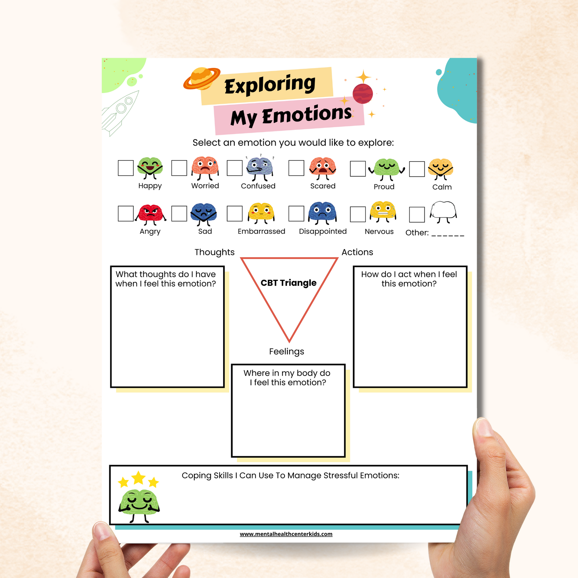 Exploring Emotions Worksheet