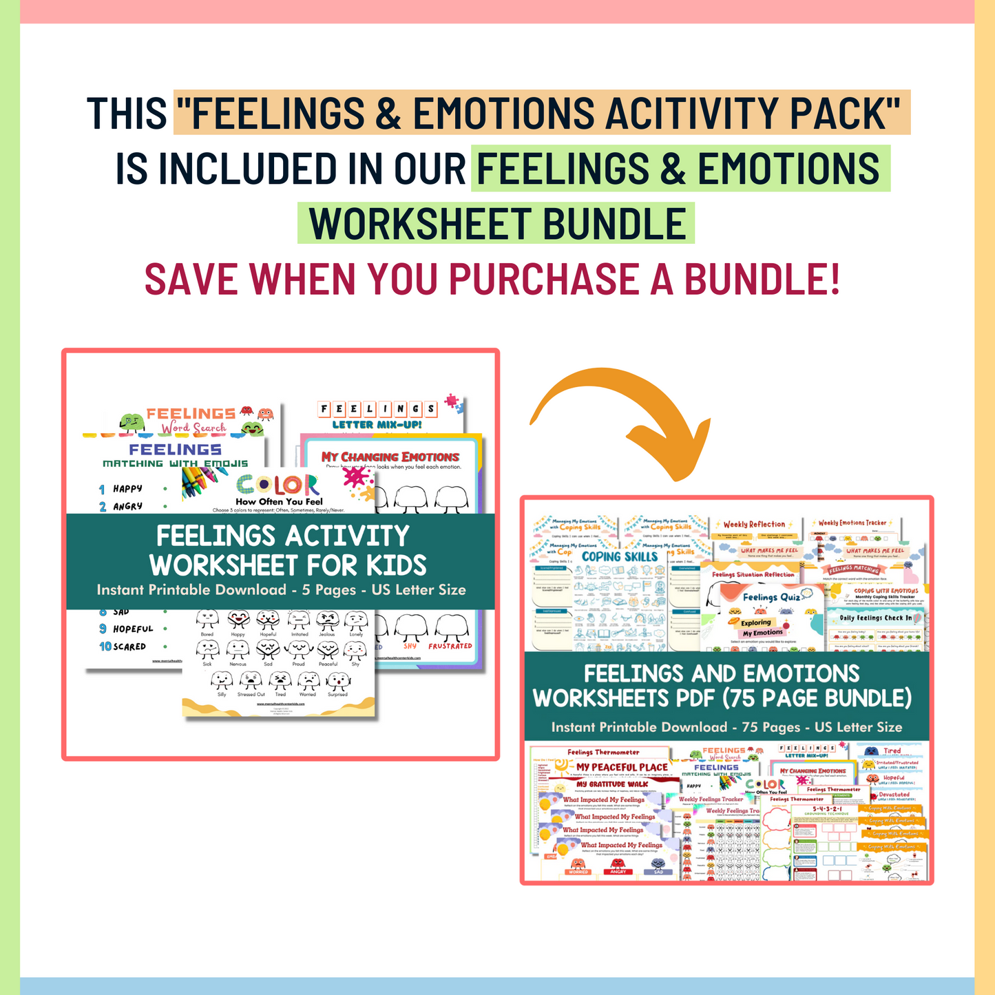 Feelings Activity Worksheet