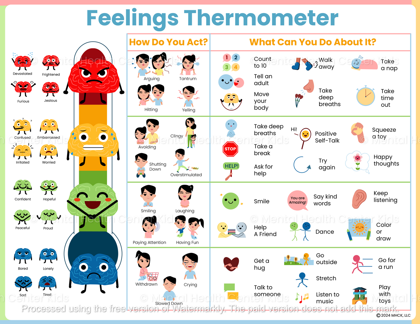 feelings chart for toddlers