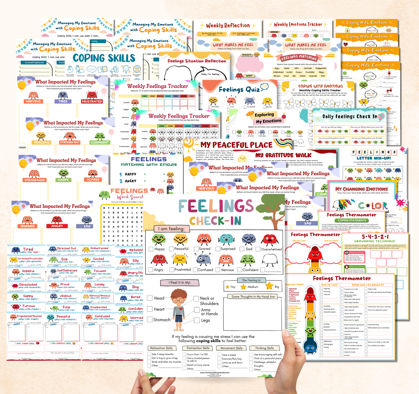 Feelings and Emotions Worksheets (PDF)