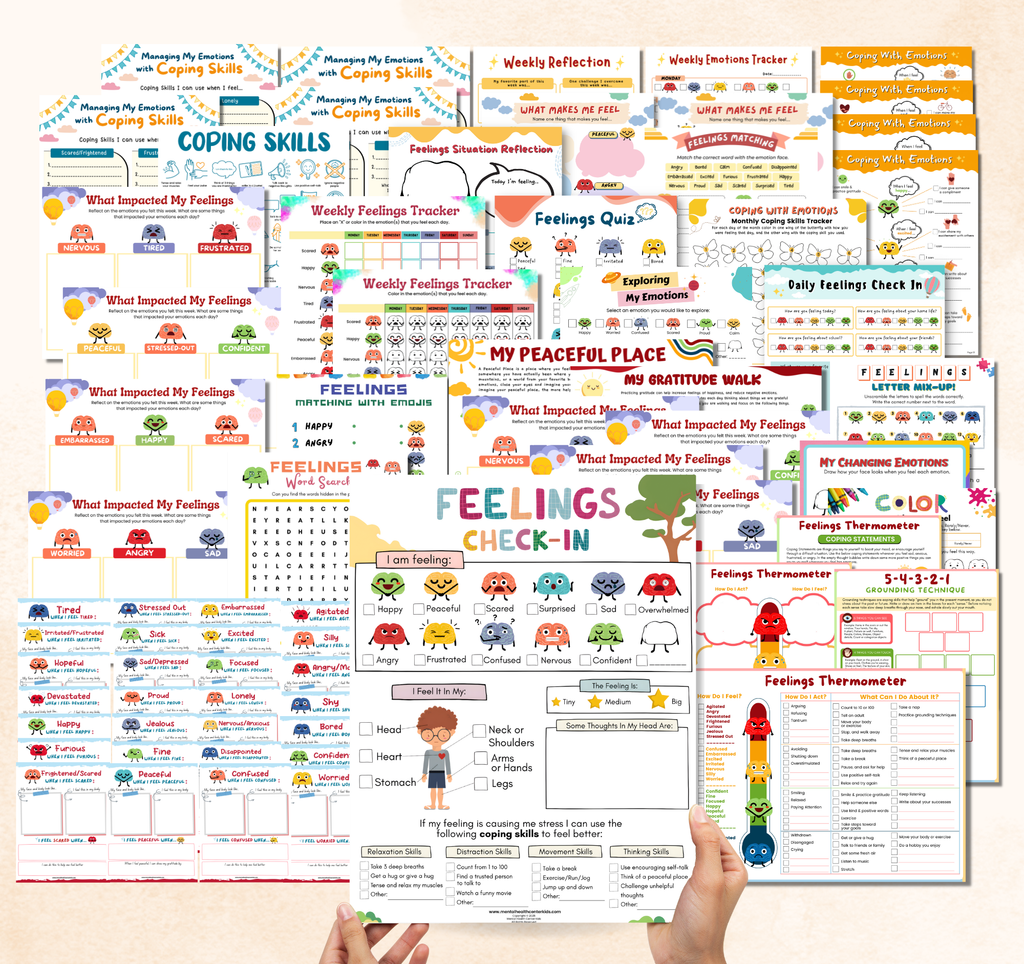 Feelings and Emotions Worksheets (PDF)