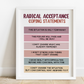 radical acceptance coping statements