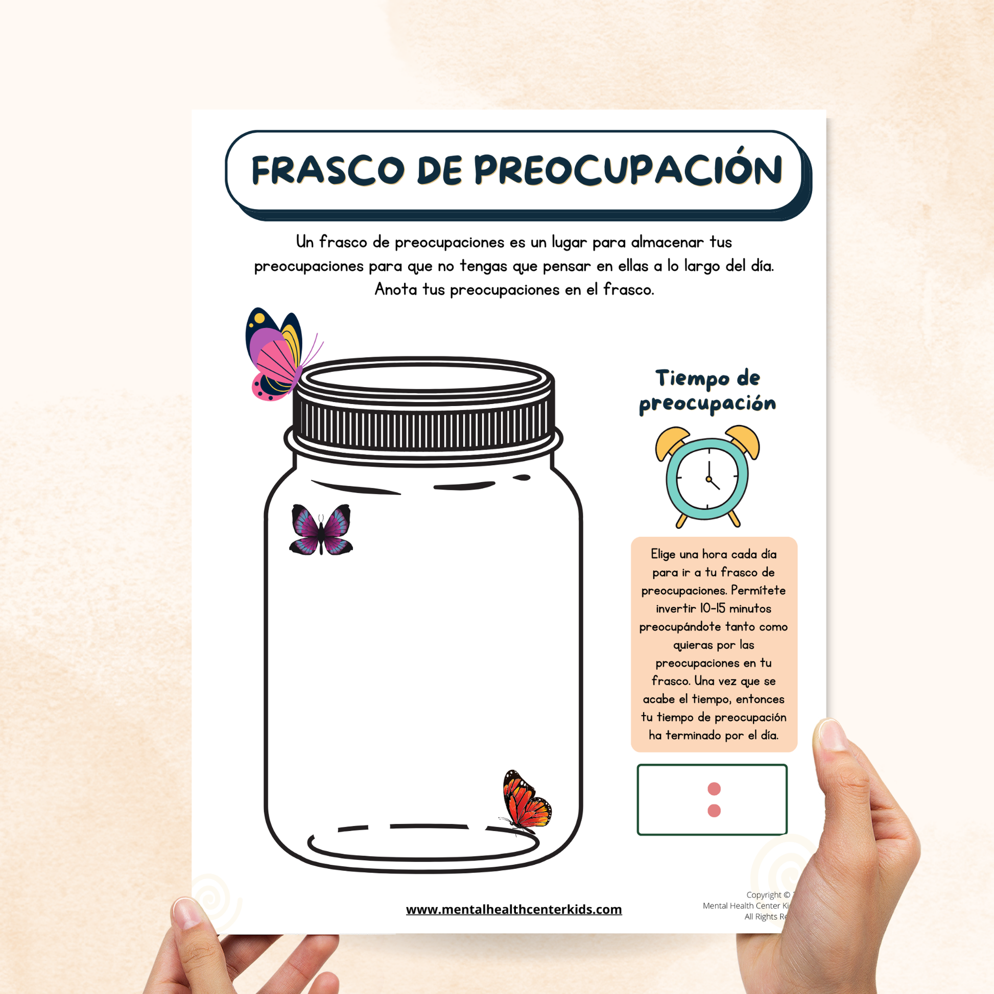 Frasco De Preocupacion 