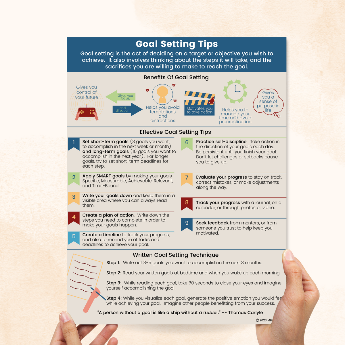 Goal Setting Tips For Success – Mental Health Center Kids