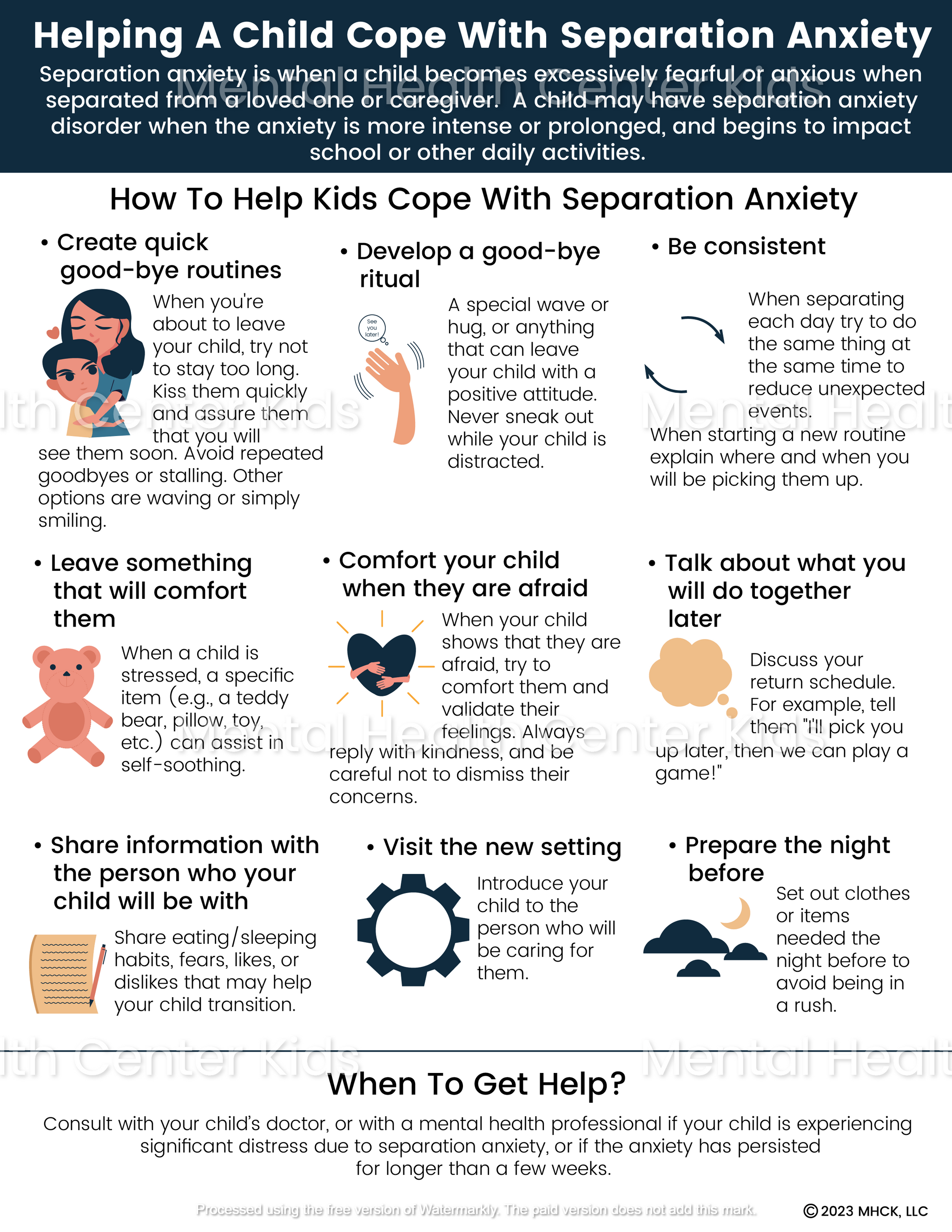 Separation Anxiety Coping Skills – Mental Health Center Kids