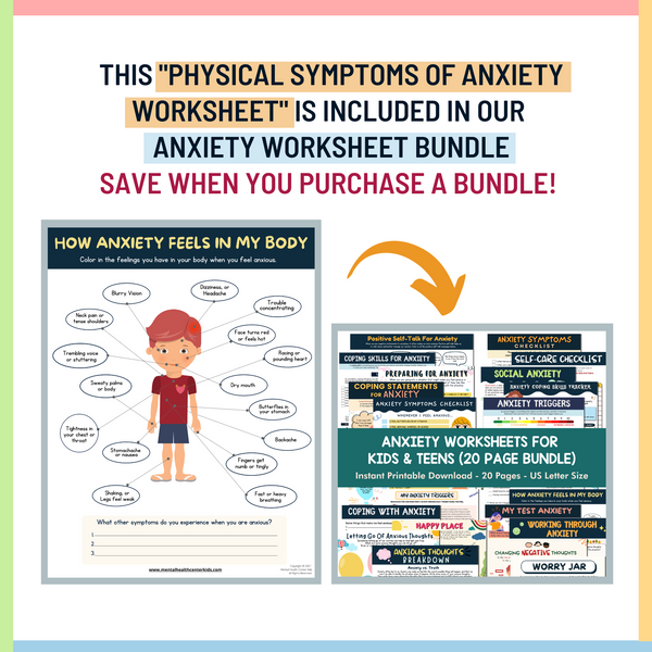 Physical Symptoms of Anxiety – Mental Health Center Kids