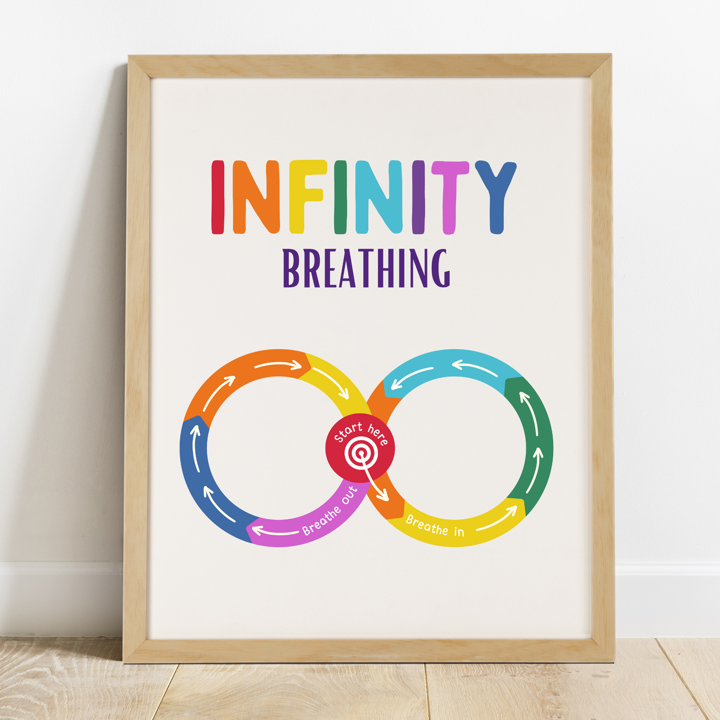 infinity breathing wall art