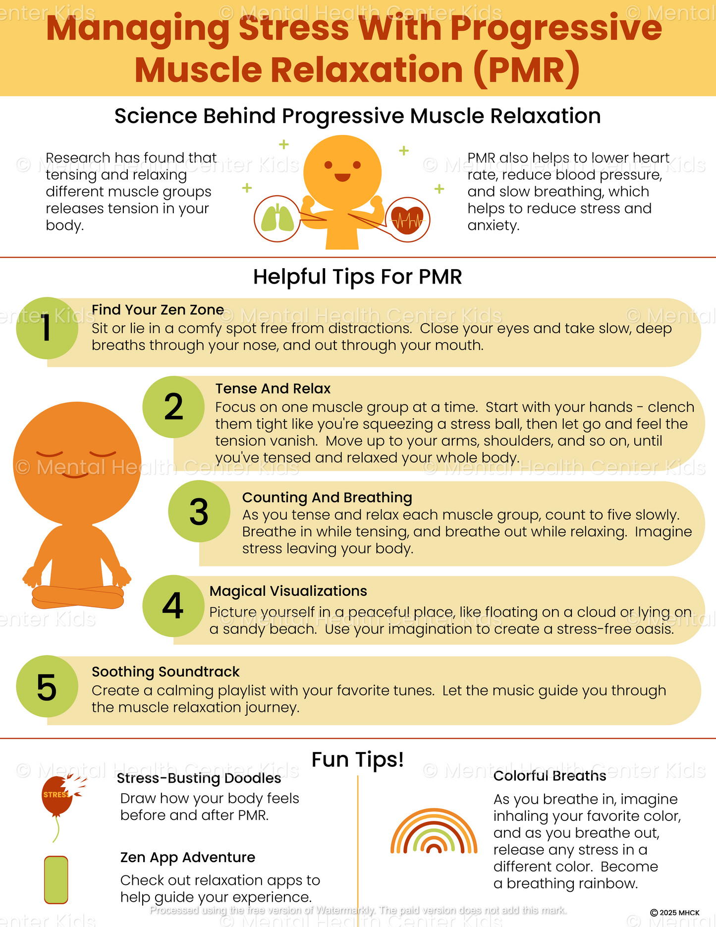 Managing Stress With Progressive Muscle Relaxation Handout