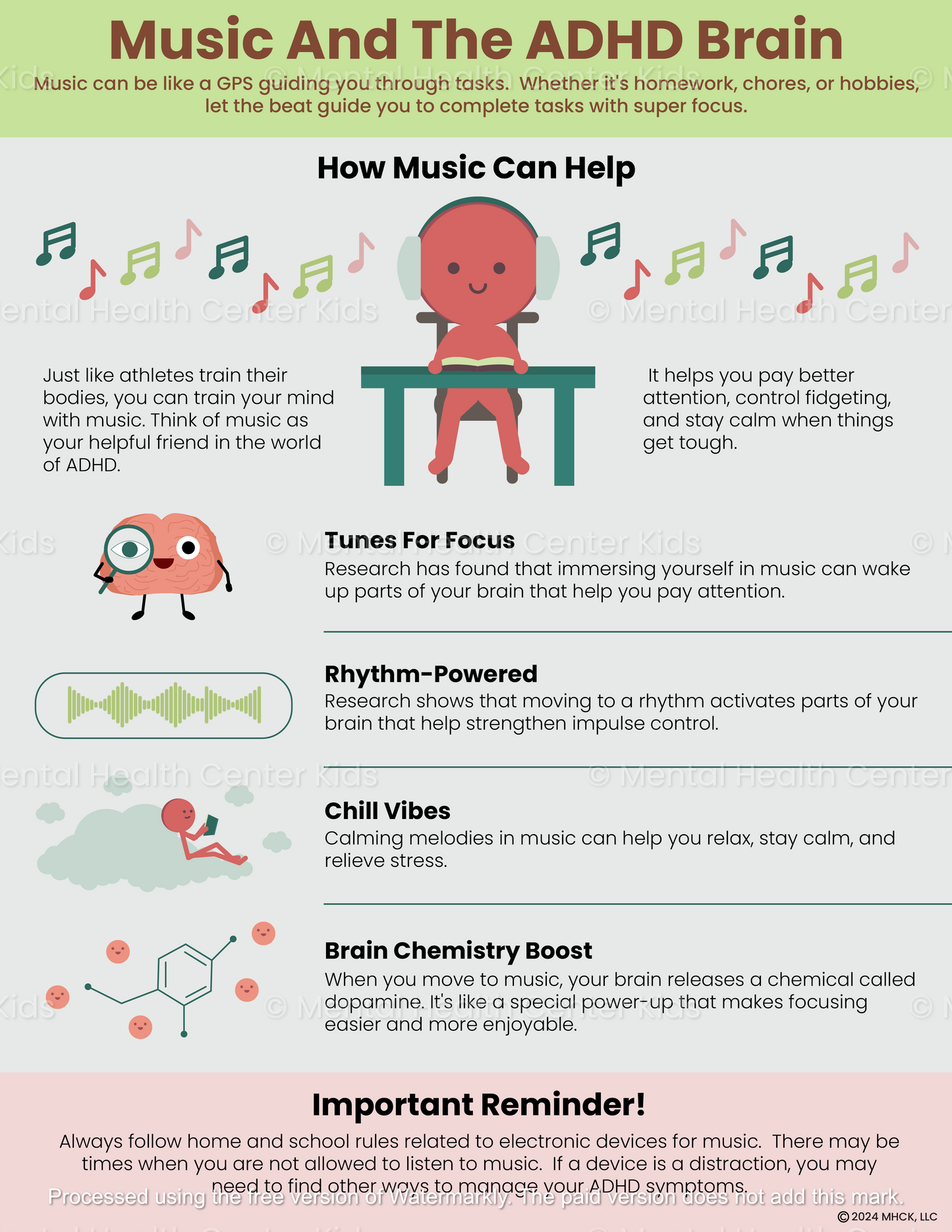 music and adhd kids