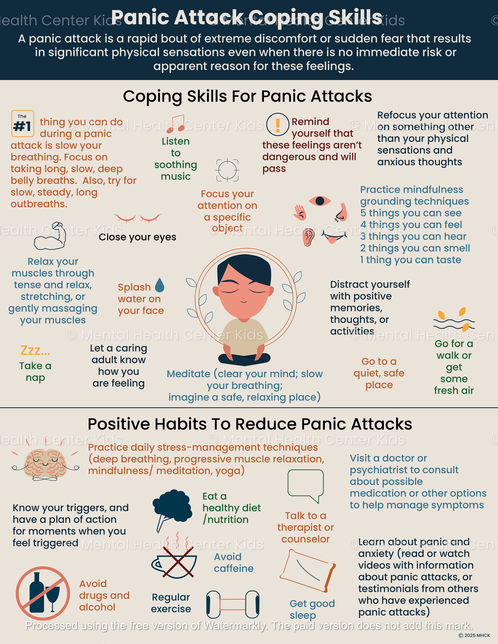 panic attack coping skills pdf