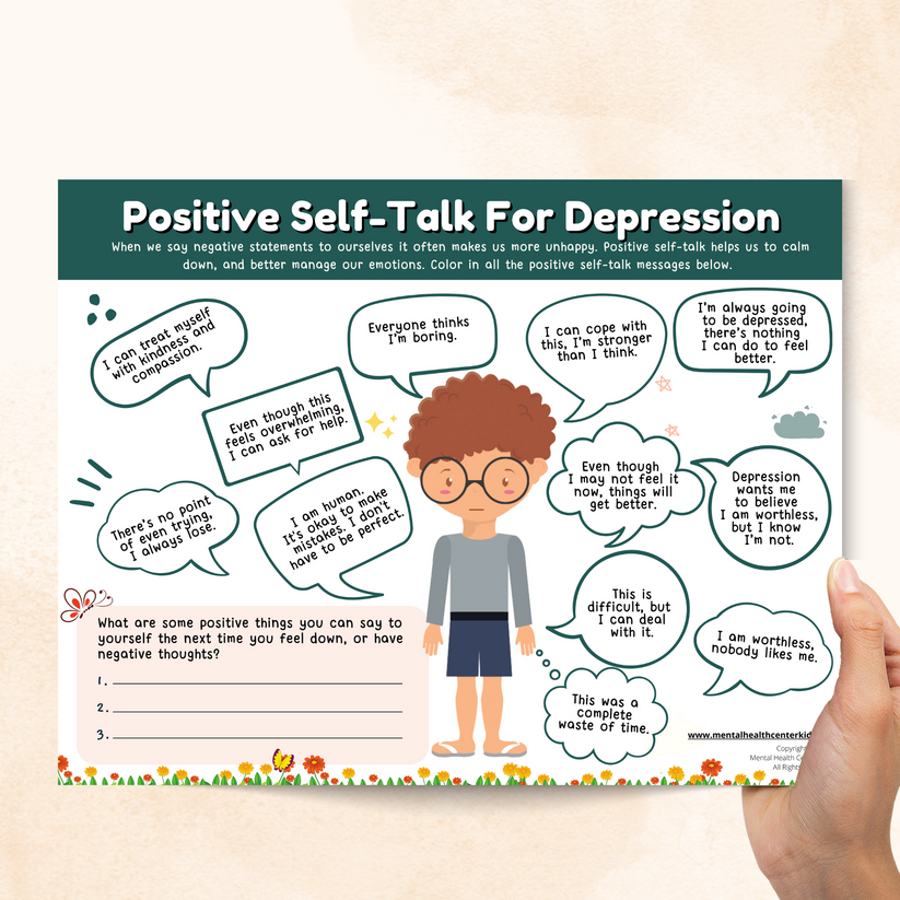 Positive Self-Talk for Depression – Mental Health Center Kids