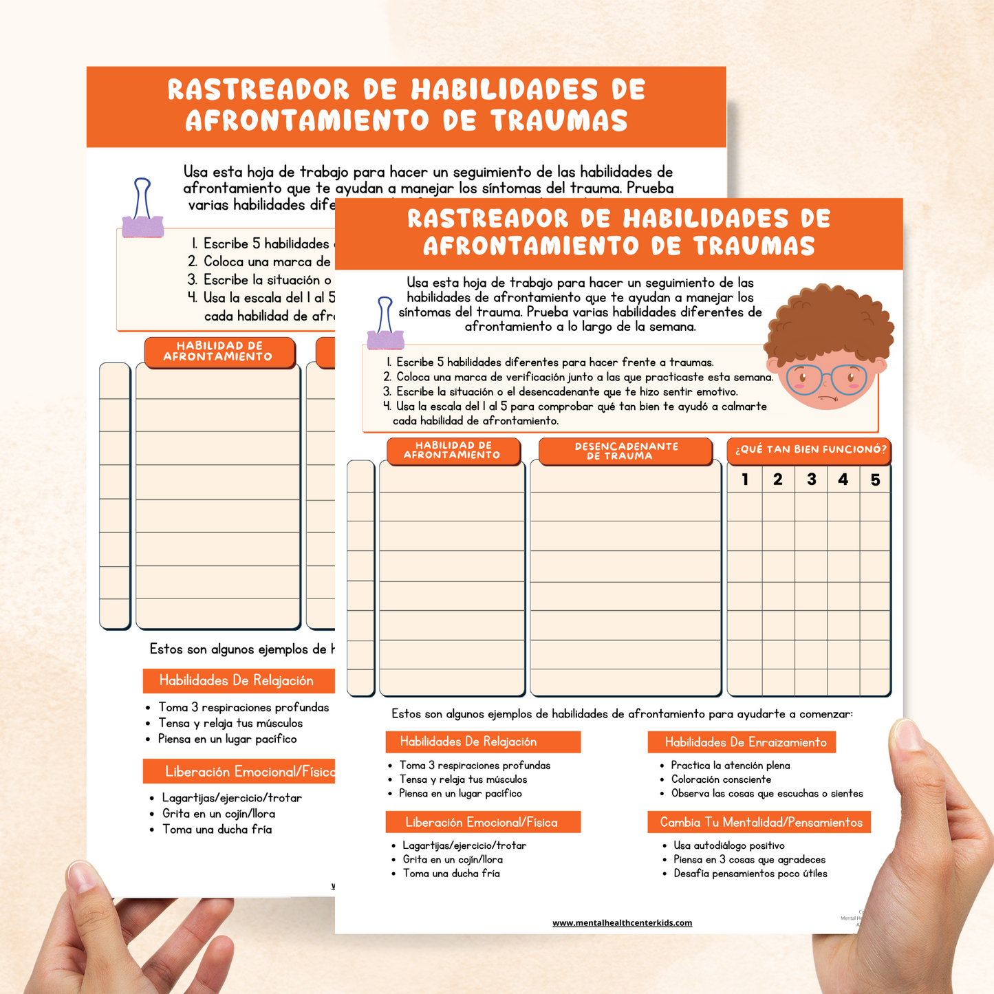 Rastreador De Habilidades De Afrontamiento De Traumas