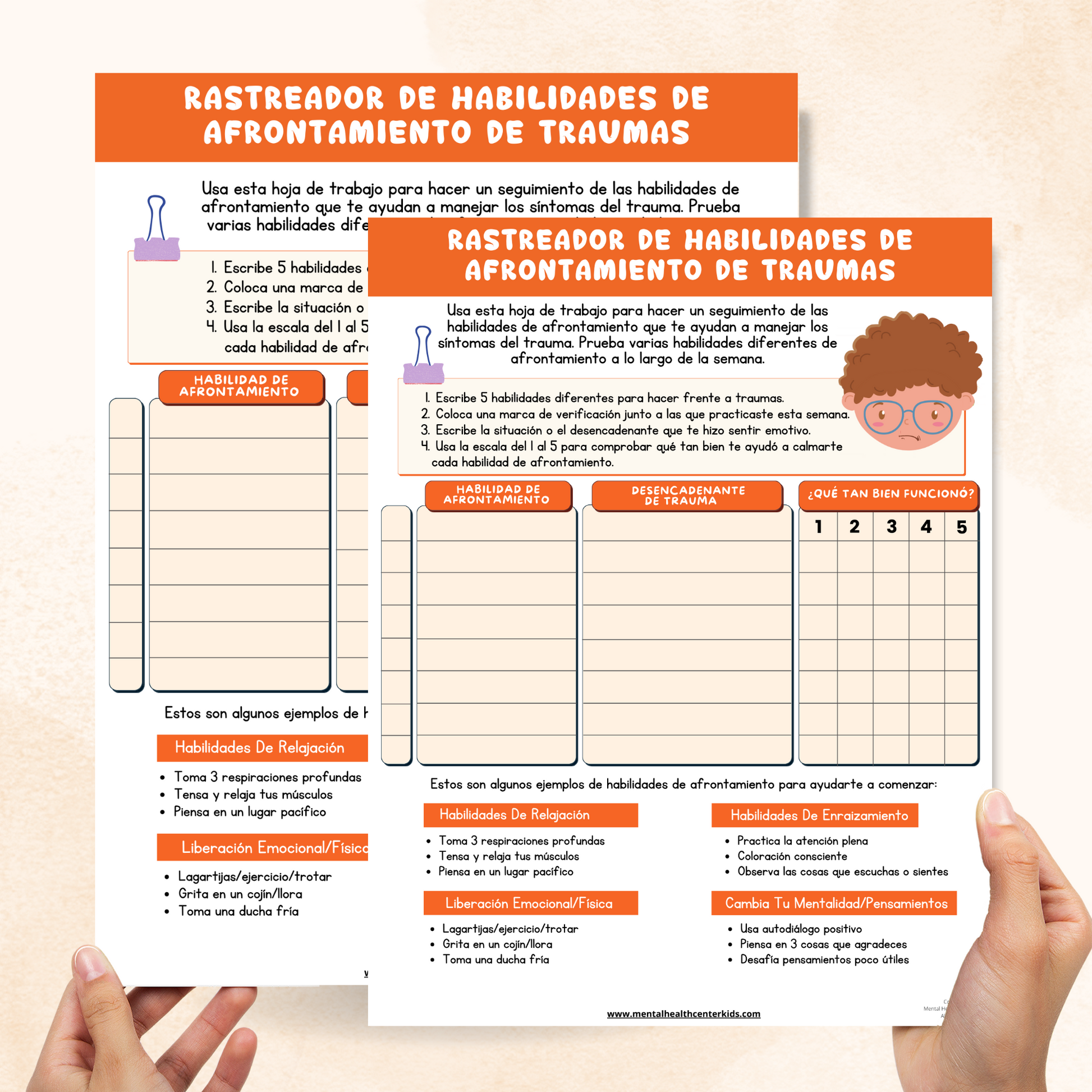 Rastreador De Habilidades De Afrontamiento De Traumas