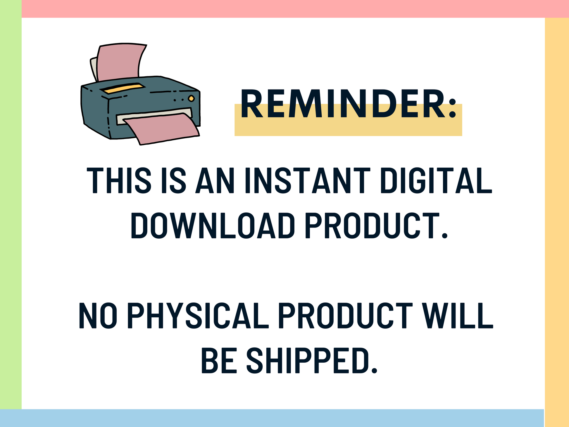 Sign describing how the social skills handouts bundle is an instant digital download product