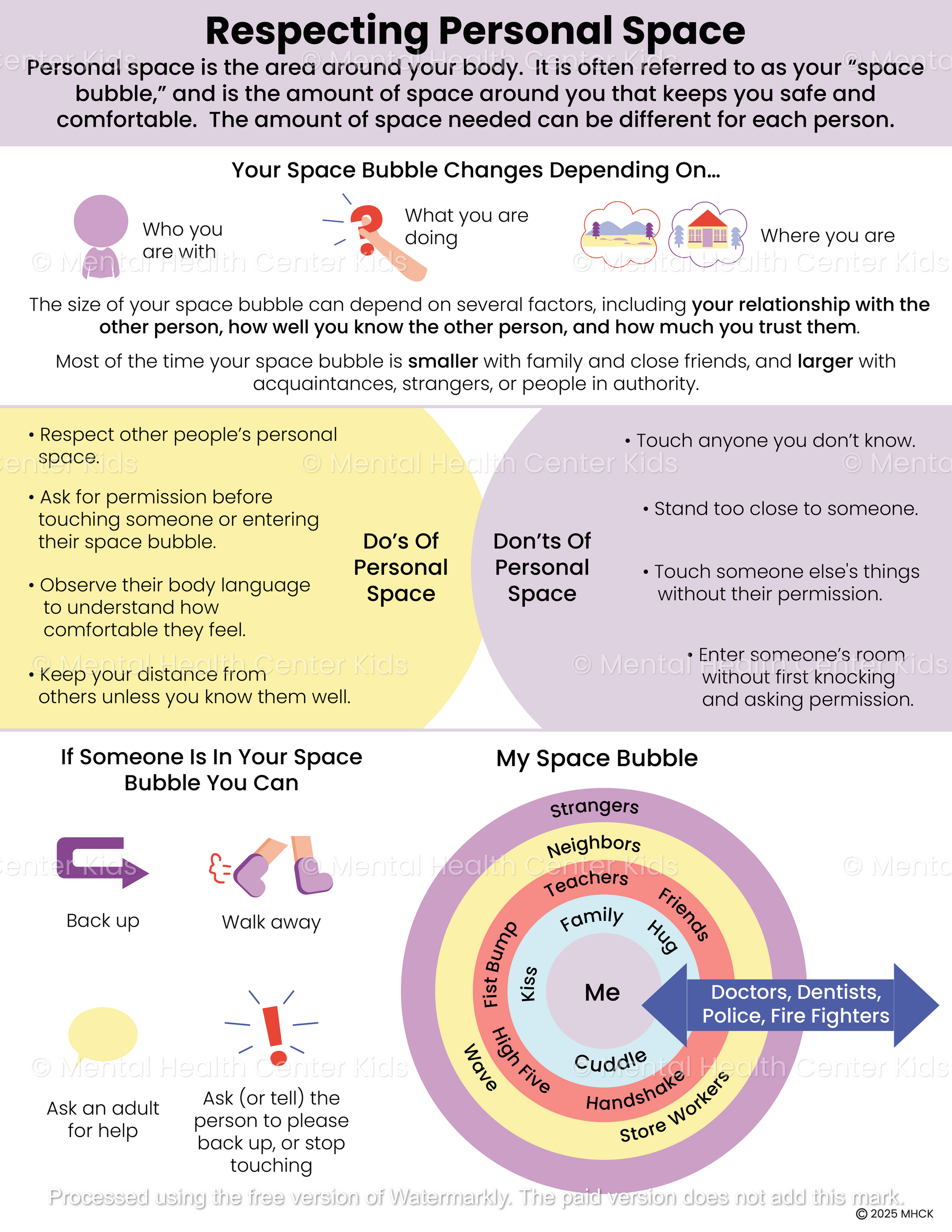 Respecting Personal Space