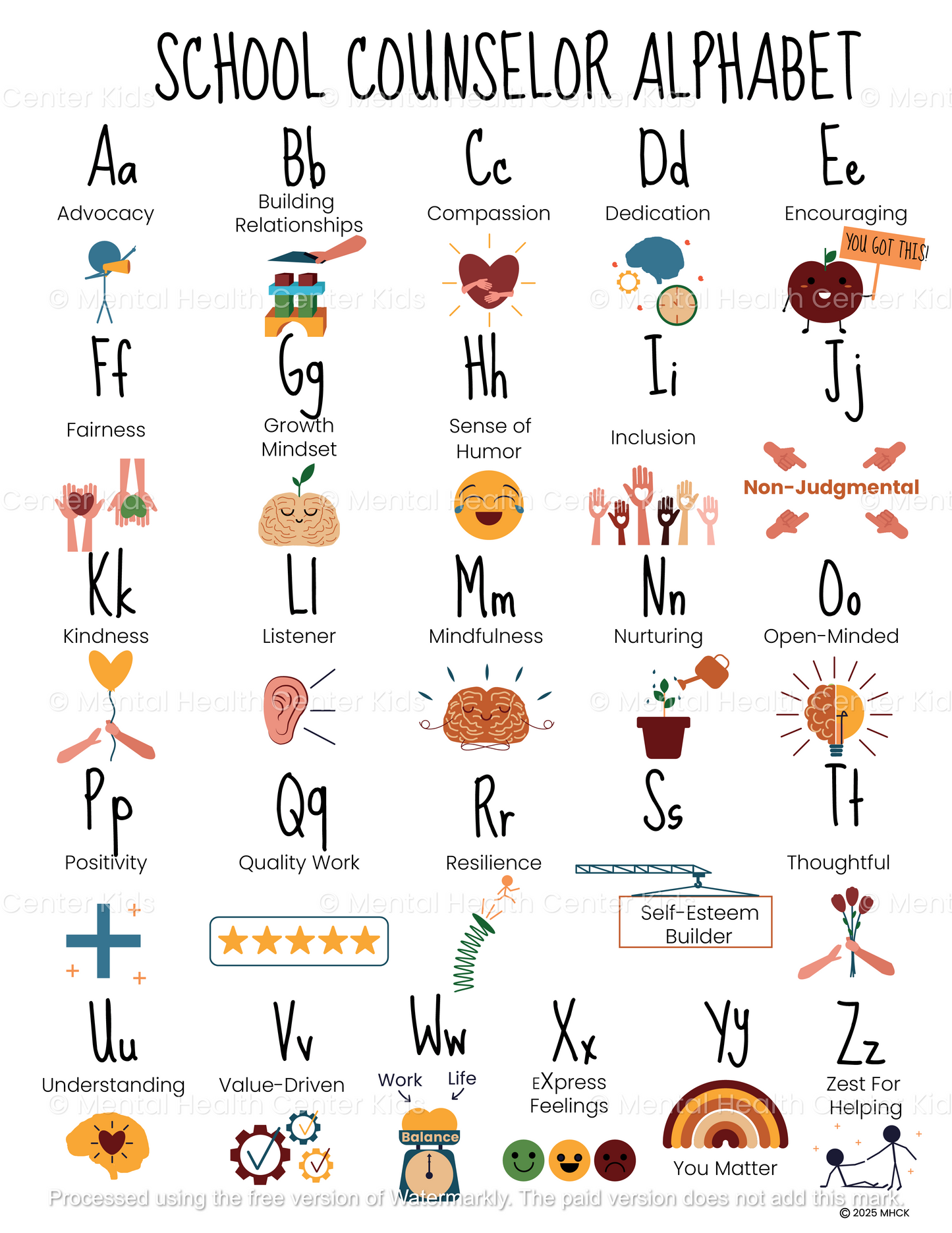 School Counselor Alphabet PDF