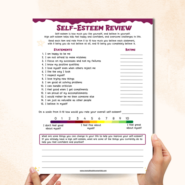 Self-Esteem Review – Mental Health Center Kids