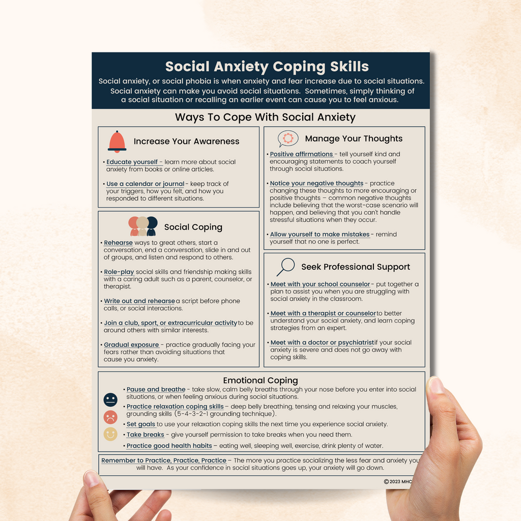 Social Anxiety Coping Skills (PDF)