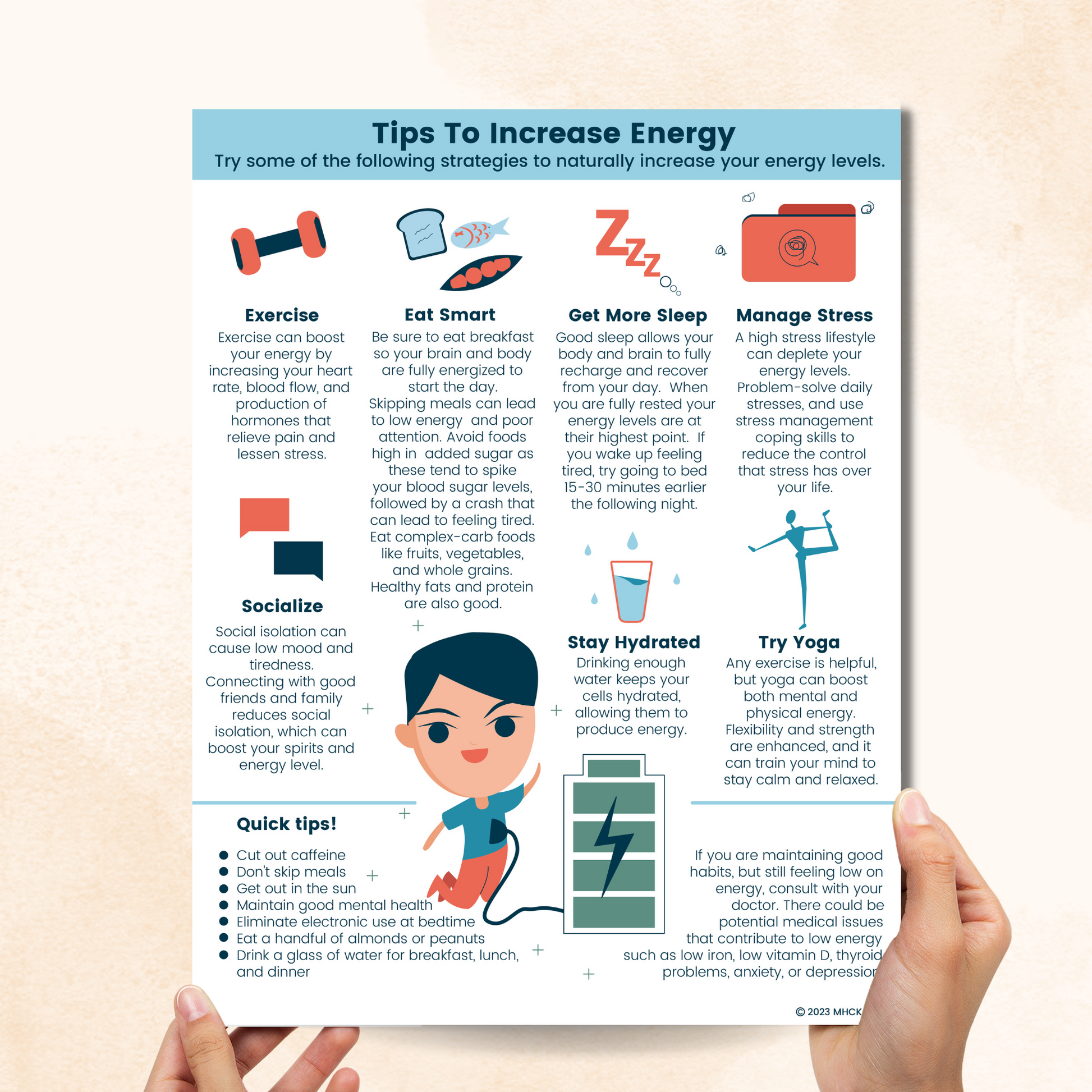 How To Increase Energy – Mental Health Center Kids