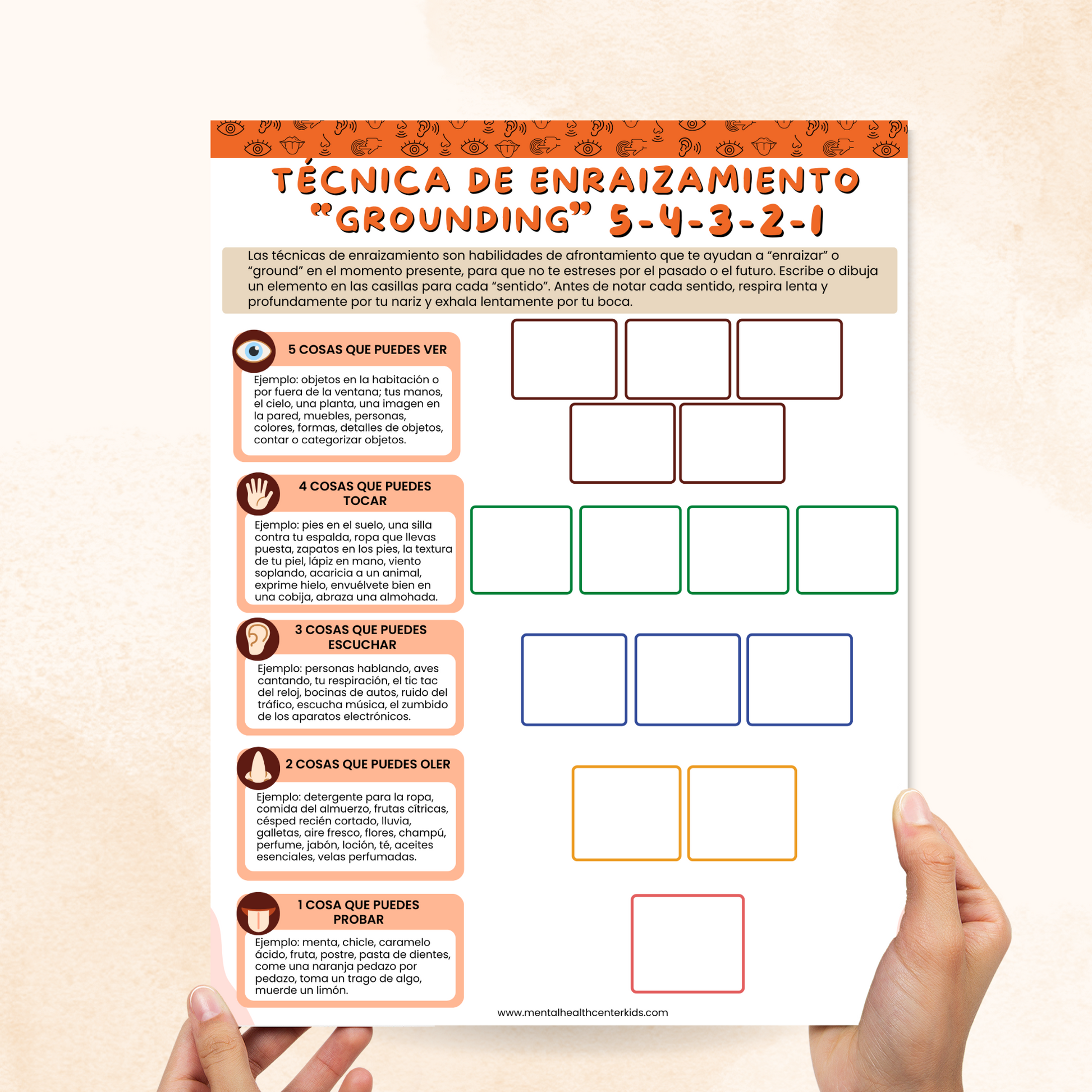 Técnica De Enraizamiento “Grounding” 5-4-3-2-1 