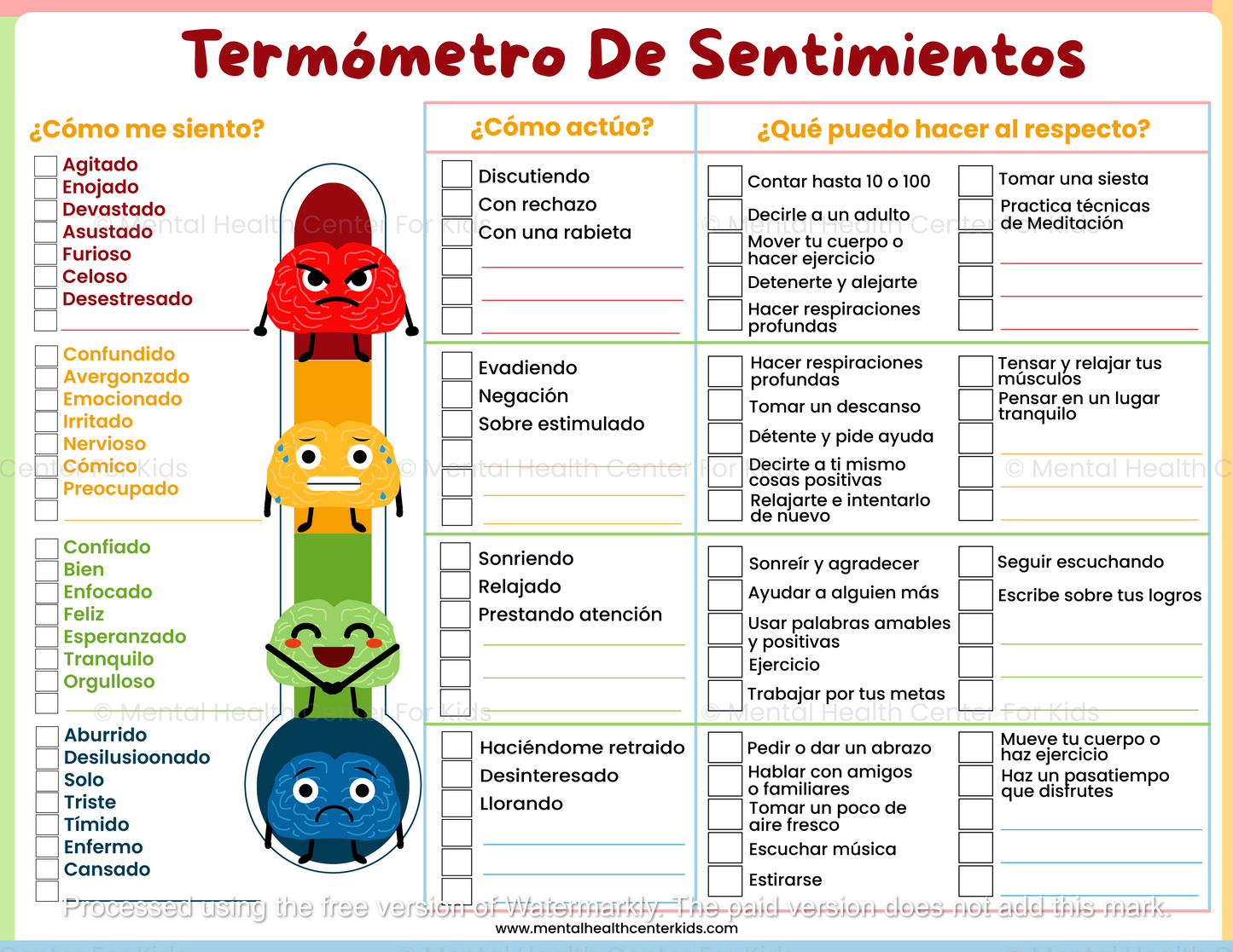 Termometro De Sentimientos