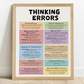 Thinking Errors Poster