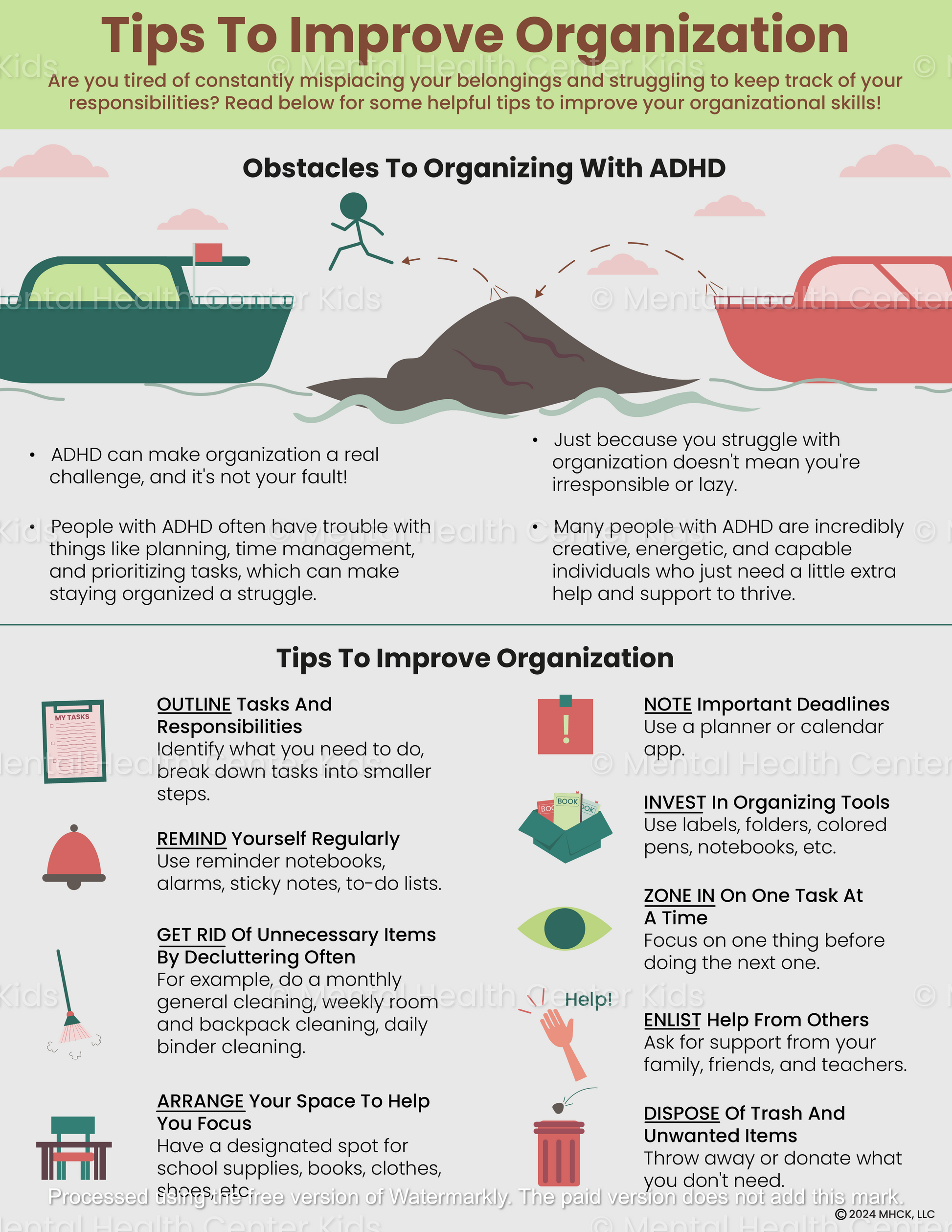 adhd organization tips