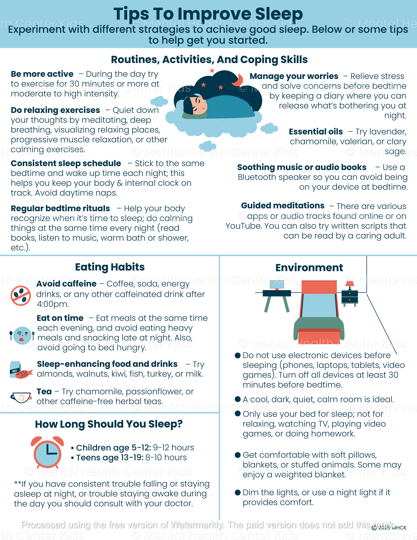 Tips to Improve Sleep pdf