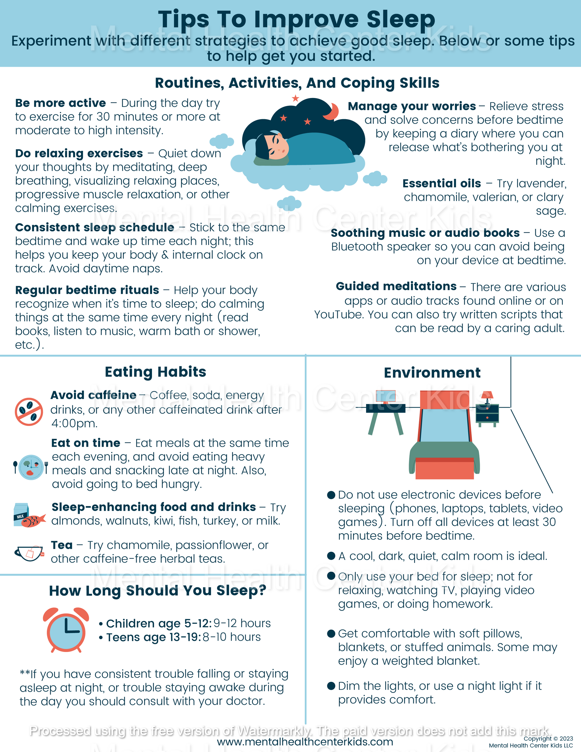 Tips to Improve Sleep pdf