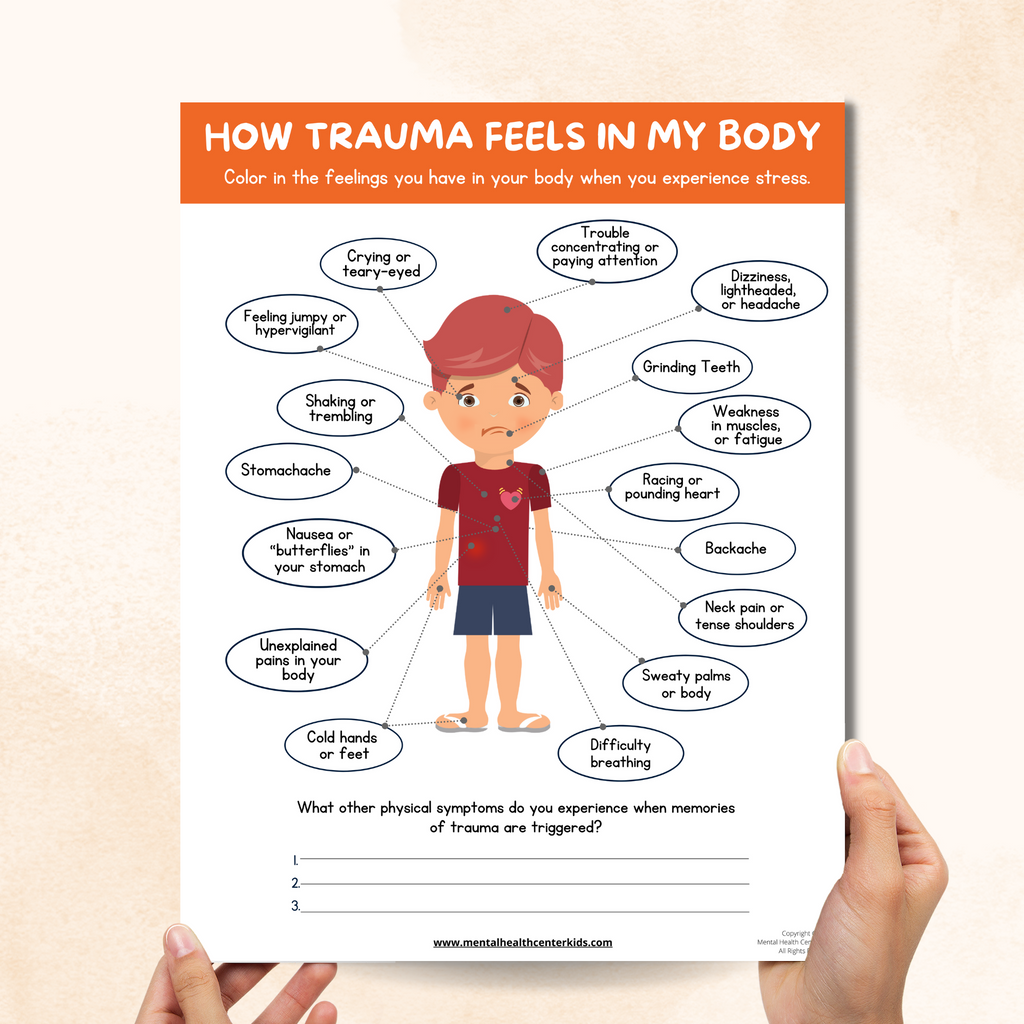 Trauma Worksheets – Mental Health Center Kids
