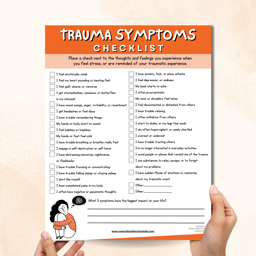 Trauma Symptoms Checklist – Mental Health Center Kids