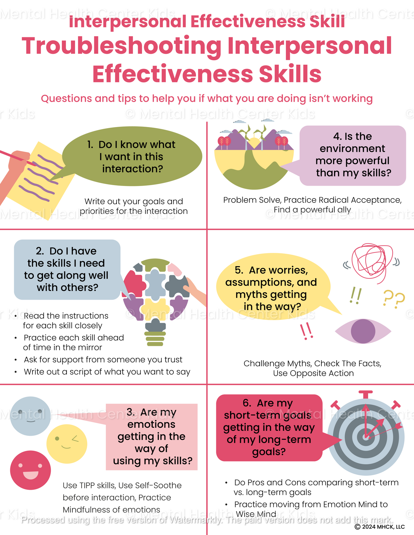 troubleshooting interpersonal effectiveness skills dbt handout