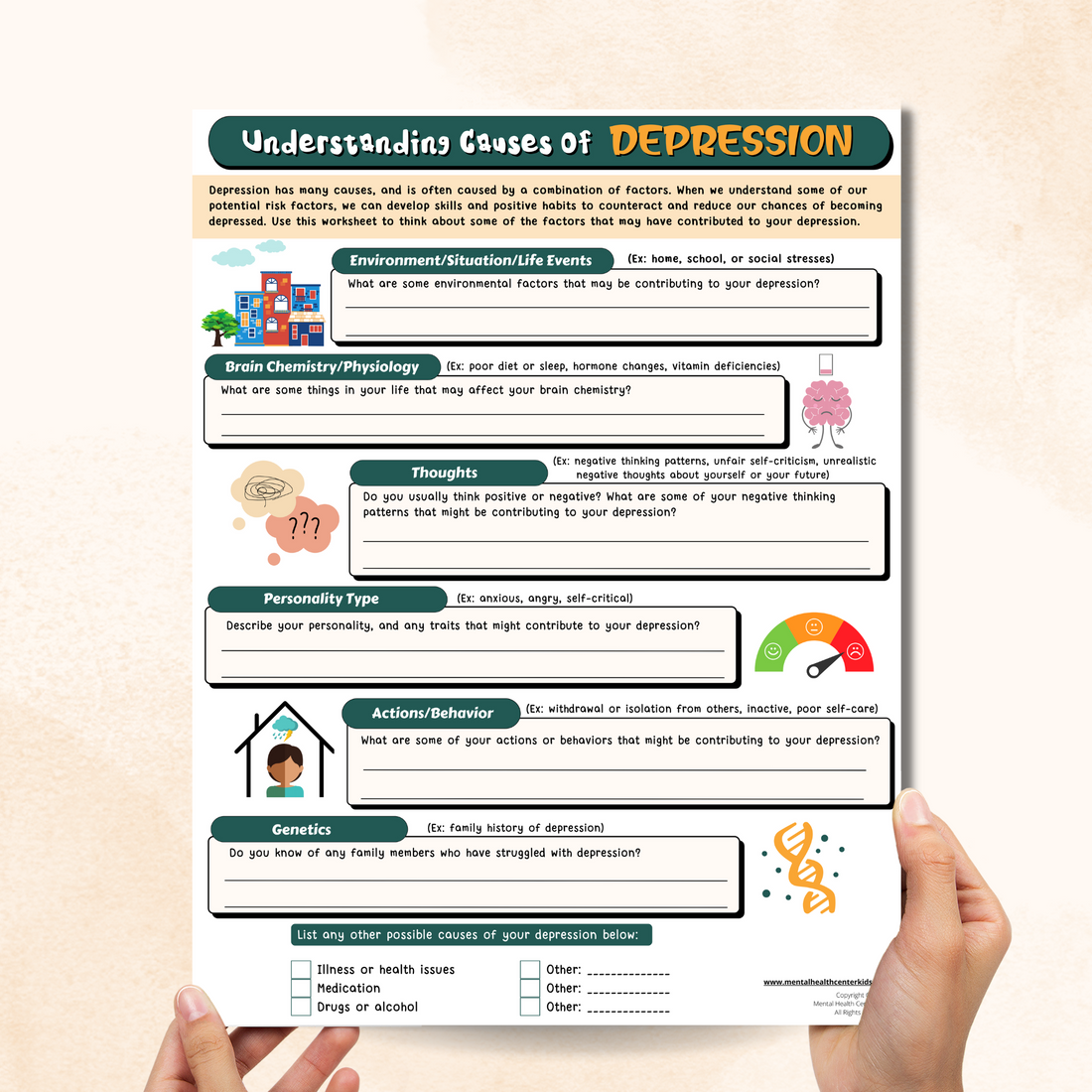 Understanding Causes of Depression – Mental Health Center Kids