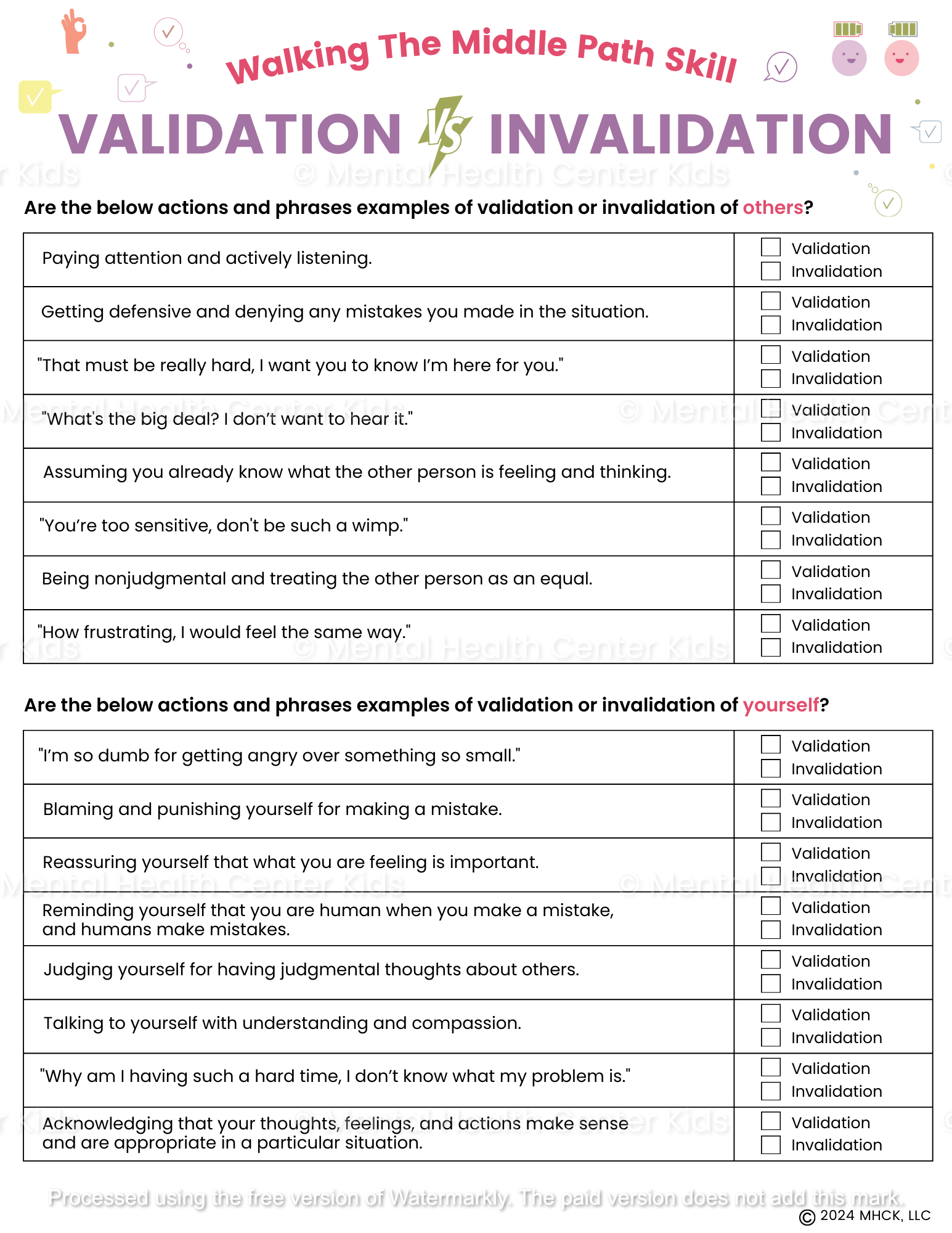 validation dbt worksheet