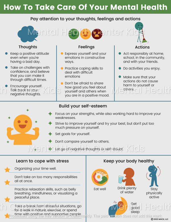 How To Take Care Of Your Mental Health – Mental Health Center Kids