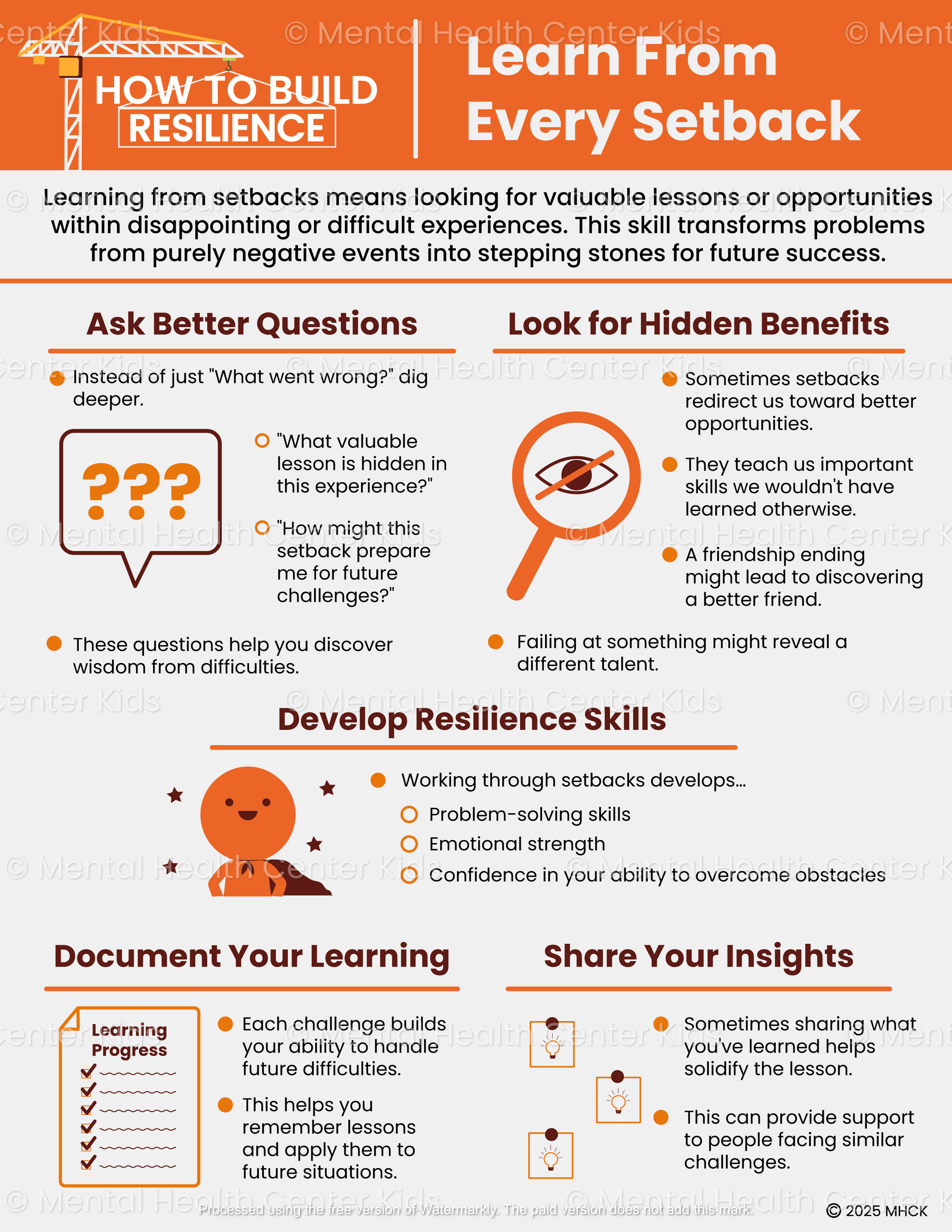 resilience building activities for youth