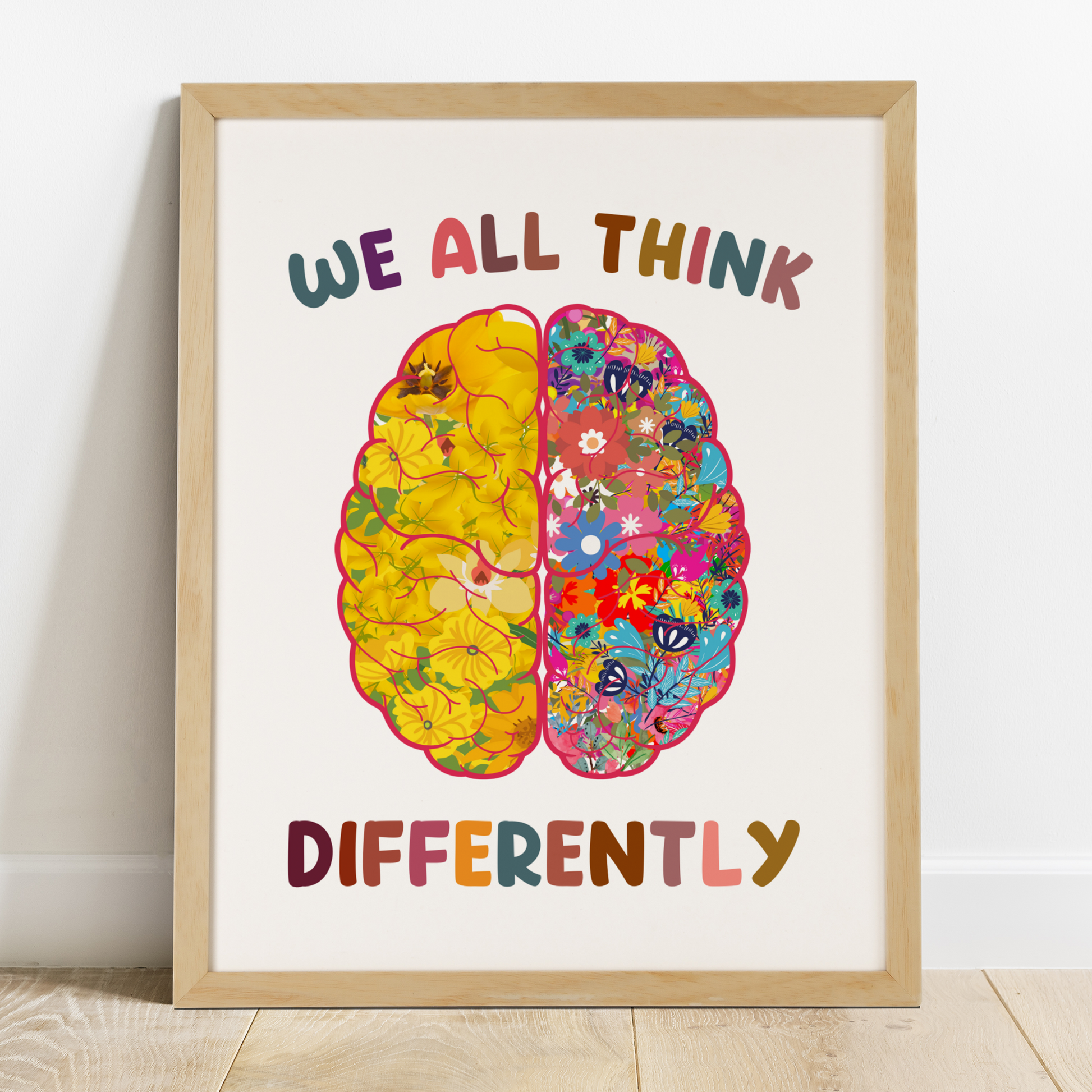 we all think differently poster