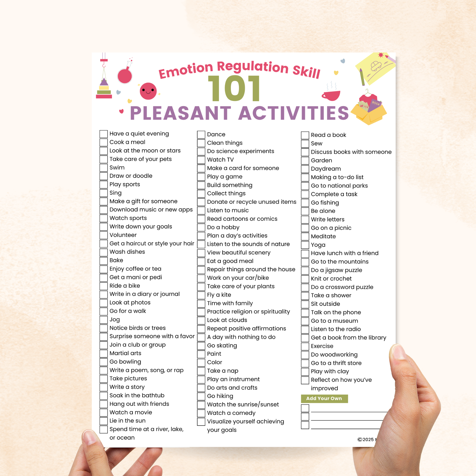 101 Pleasant Activities