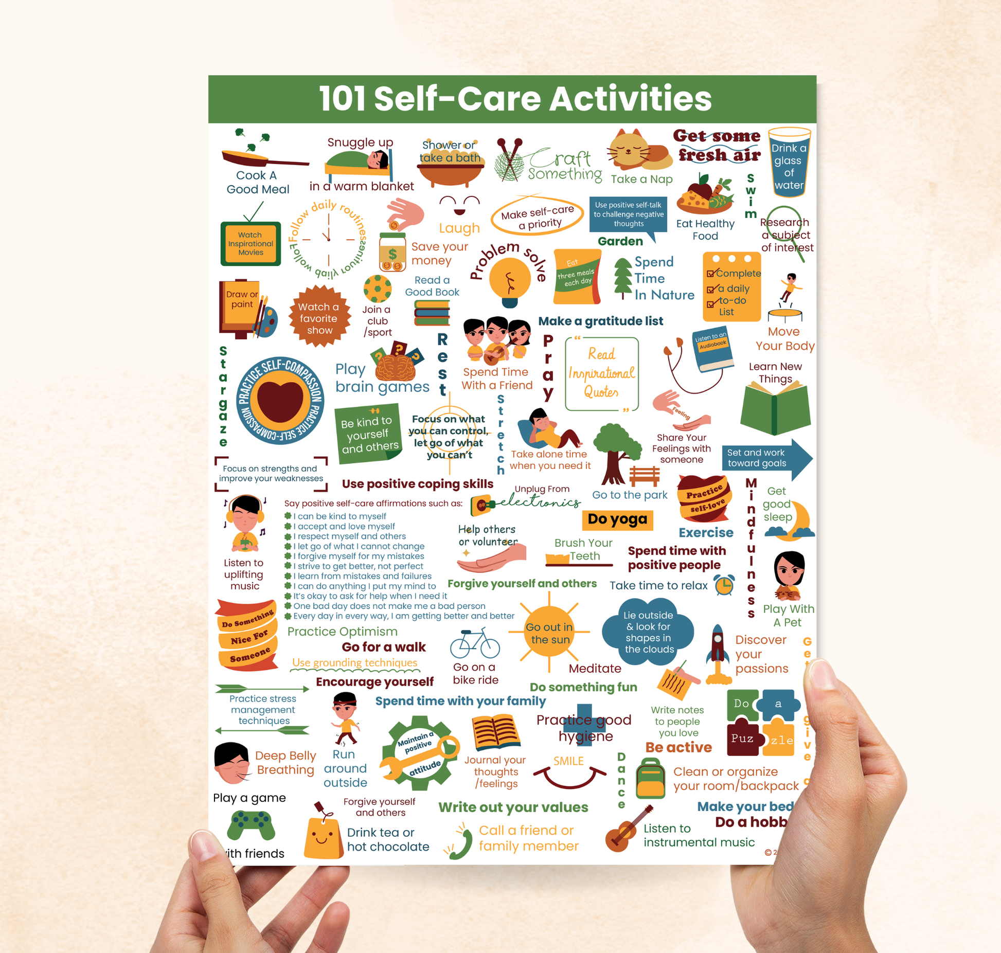Self-Care Activities for Kids & Teens