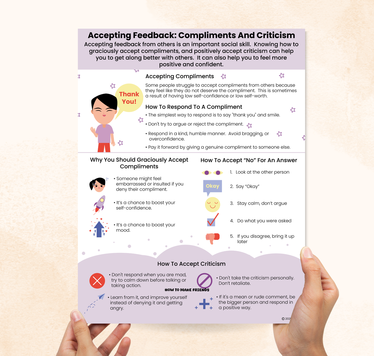 Accepting Feedback: Compliments and Criticisms