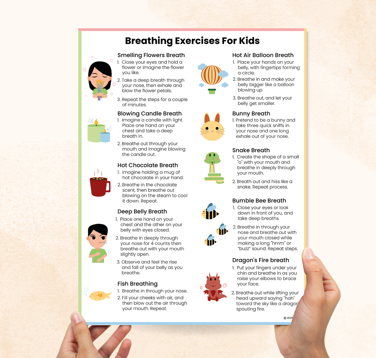 Breathing Exercises (PDF) – Mental Health Center Kids